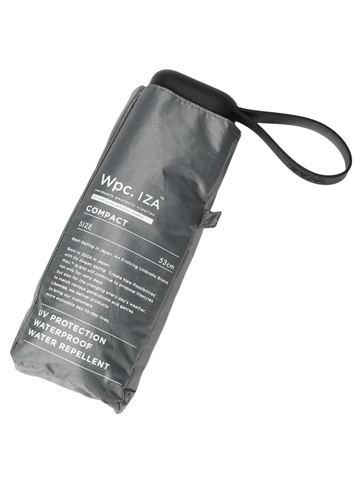 コンパクト折り畳み傘／Wpc.／COMPACT／晴雨兼用／UVカット／ZA020 グレー F