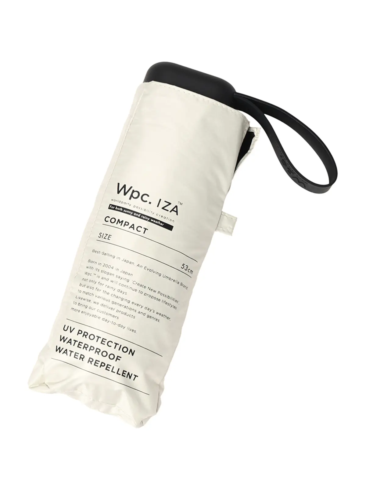 コンパクト折り畳み傘／Wpc.／COMPACT／晴雨兼用／UVカット／ZA020 オフホワイト F
