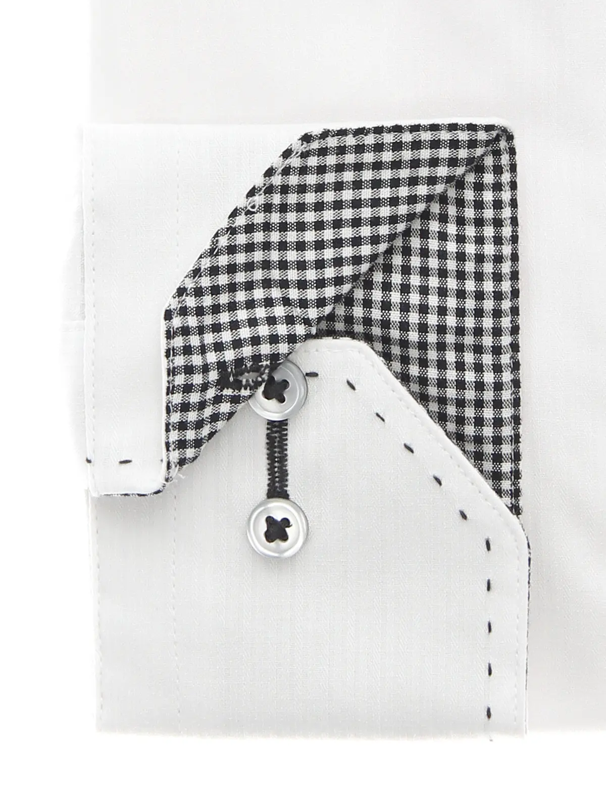 WEB限定/ワイシャツ/長袖/形態安定/ボタンダウンカラー/BASIC/ドレスシャツ ホワイト S