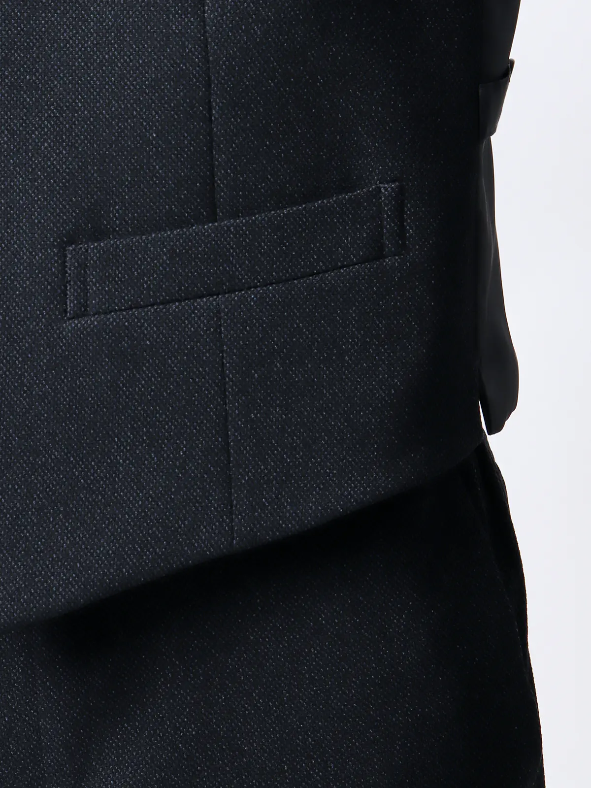 スマみえジレ／ウォッシャブル／ストレッチ／防シワ／CROSS MOVA／バーズアイ／SLV01 ネイビー S