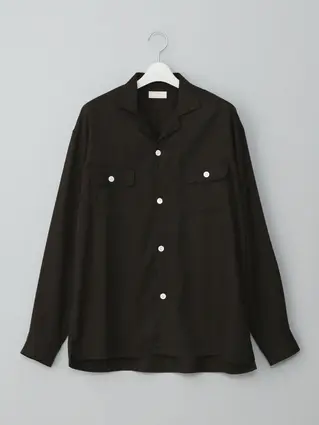 GOOVI／オープンカラーシャツ