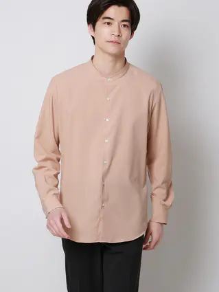 バンドカラーシャツ