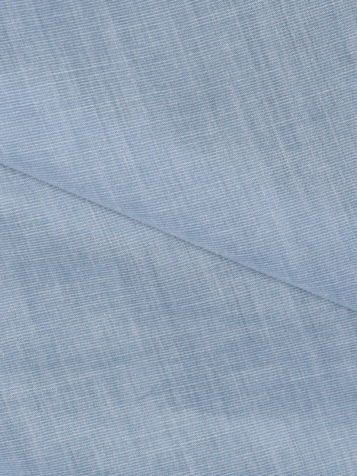 ボタンダウン×ワンピースカラーシャツ／長袖／ウォッシャブル／COOL MAX／無地 ブルー S