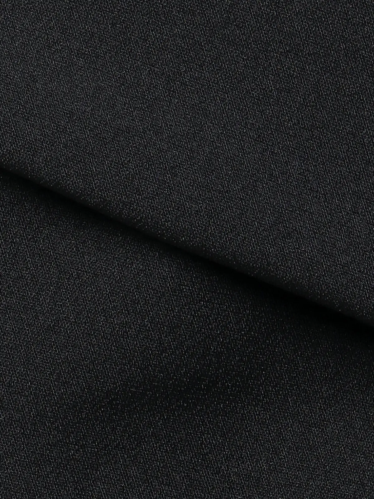 オフィパック／カーディガンシャツ／ストレッチ／吸水速乾／ウールライクトロピカル／無地 ブラック L