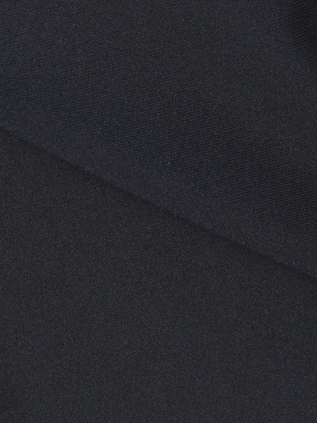 SMACTIVE COOL／レギュラーカラーシャツ／長袖／接触冷感／ウールライクトロピカル／無地 ネイビー S