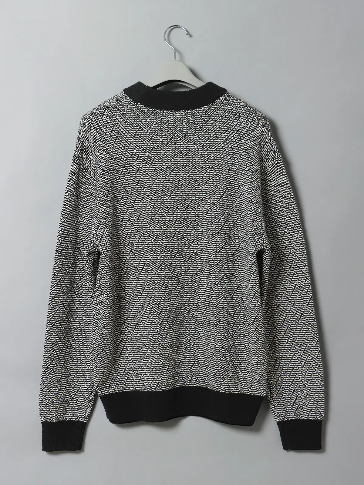 【9／12～WEB先行販売スタート！】GOOVI／モックネックニット／和紙×ラムズウールブレンド グレー系 1