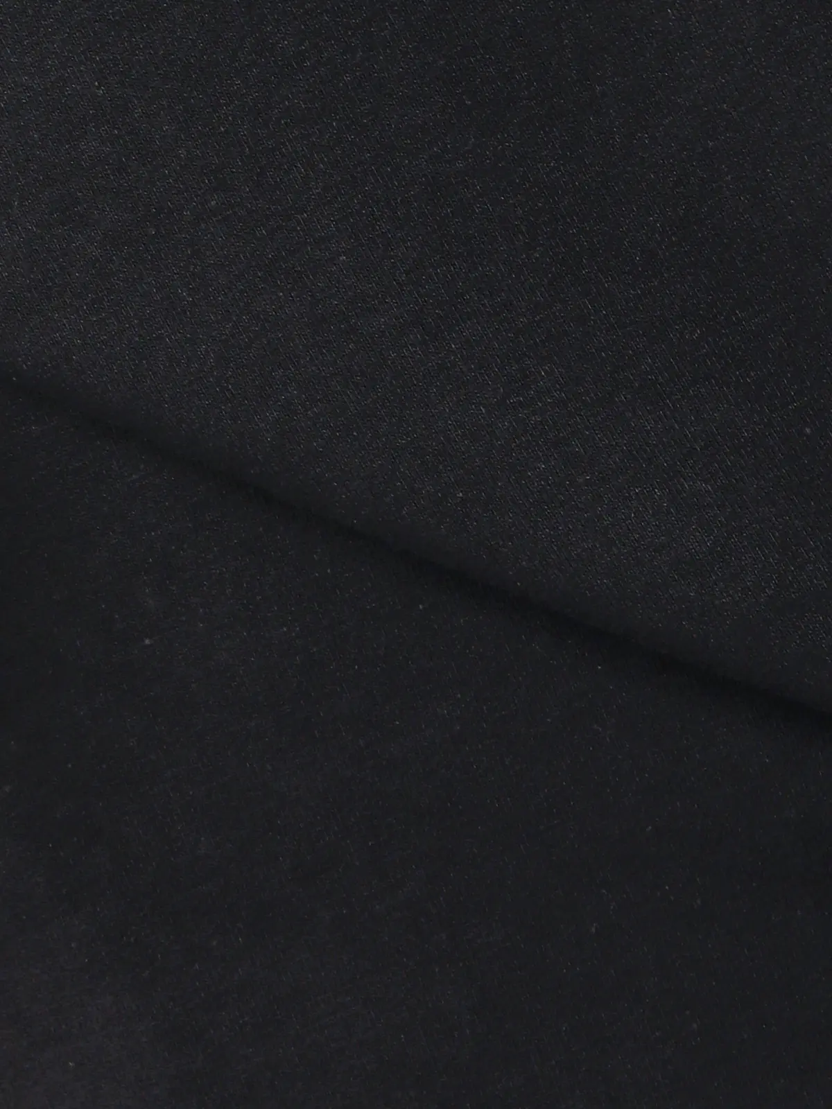 クルーネックTシャツ／長袖／裏毛天竺／PERFORMANCE SUIT SERIES ブラック LL