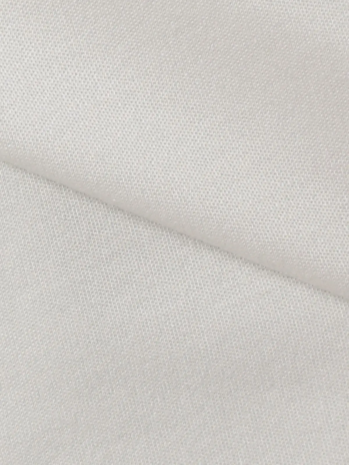 クルーネックTシャツ／長袖／ウォッシャブル／形態安定／シルケットスムースコットン／無地 ライトグレー S