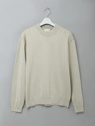 GOOVI／モックネックニット