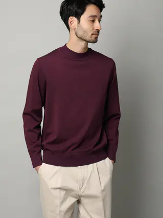 モックネックニット