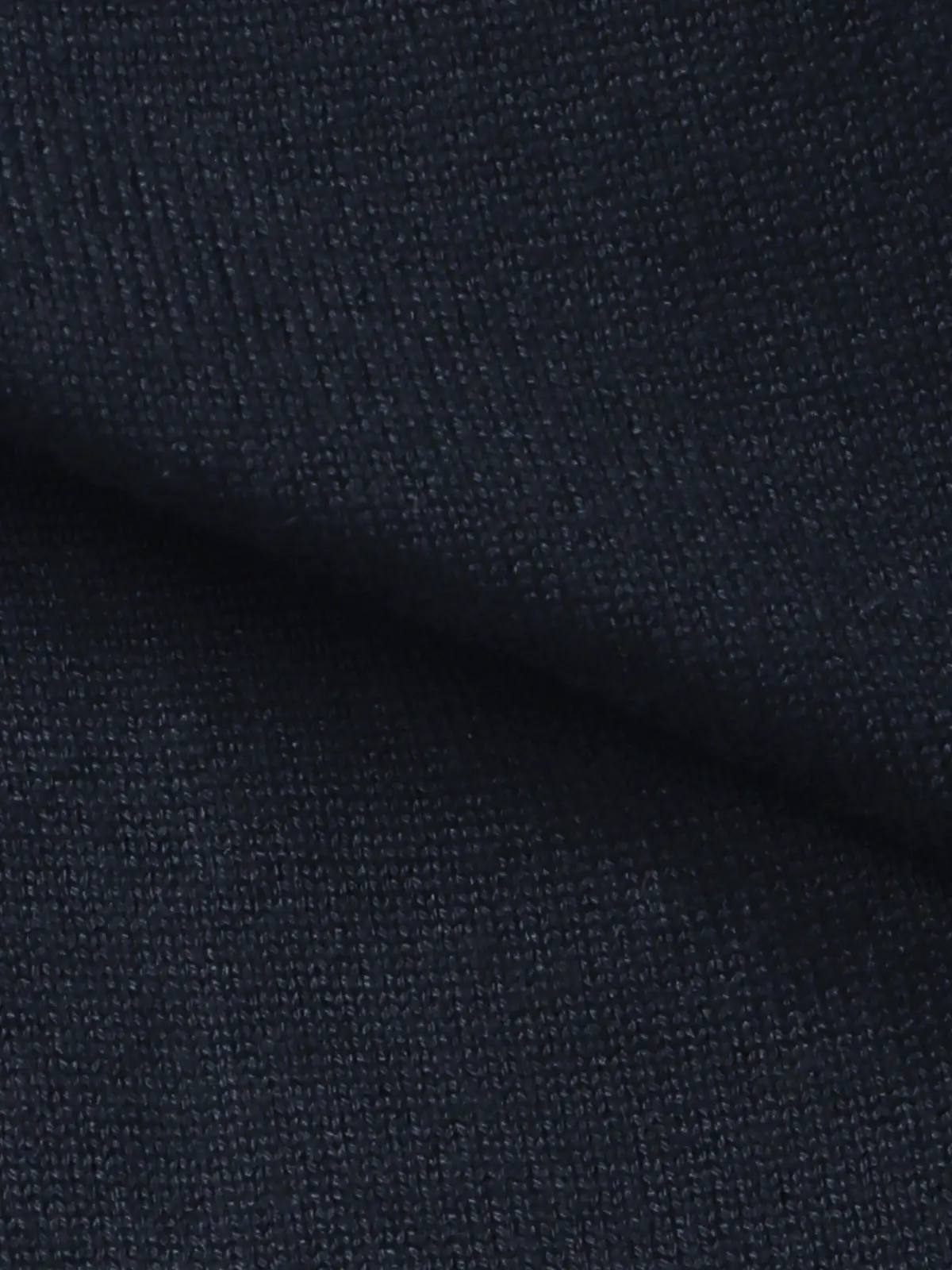 カーディガンジャケット／長袖／ウォッシャブル／オーガニックコットンブレンド天竺／無地 ネイビー S