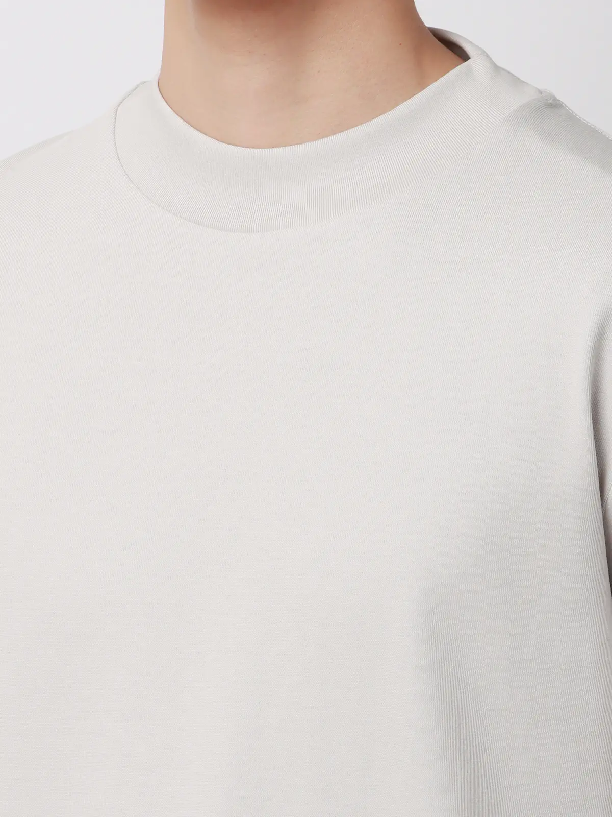 オフィT／Tシャツ／半袖／ウォッシャブル／プレーティング天竺／COMMUTECH グレー系 S