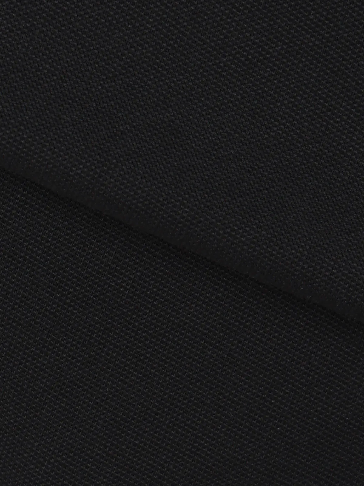 オフィT／Tシャツ／半袖／ウォッシャブル／吸水速乾／UVカット／プレーティング鹿の子／無地 ブラック S