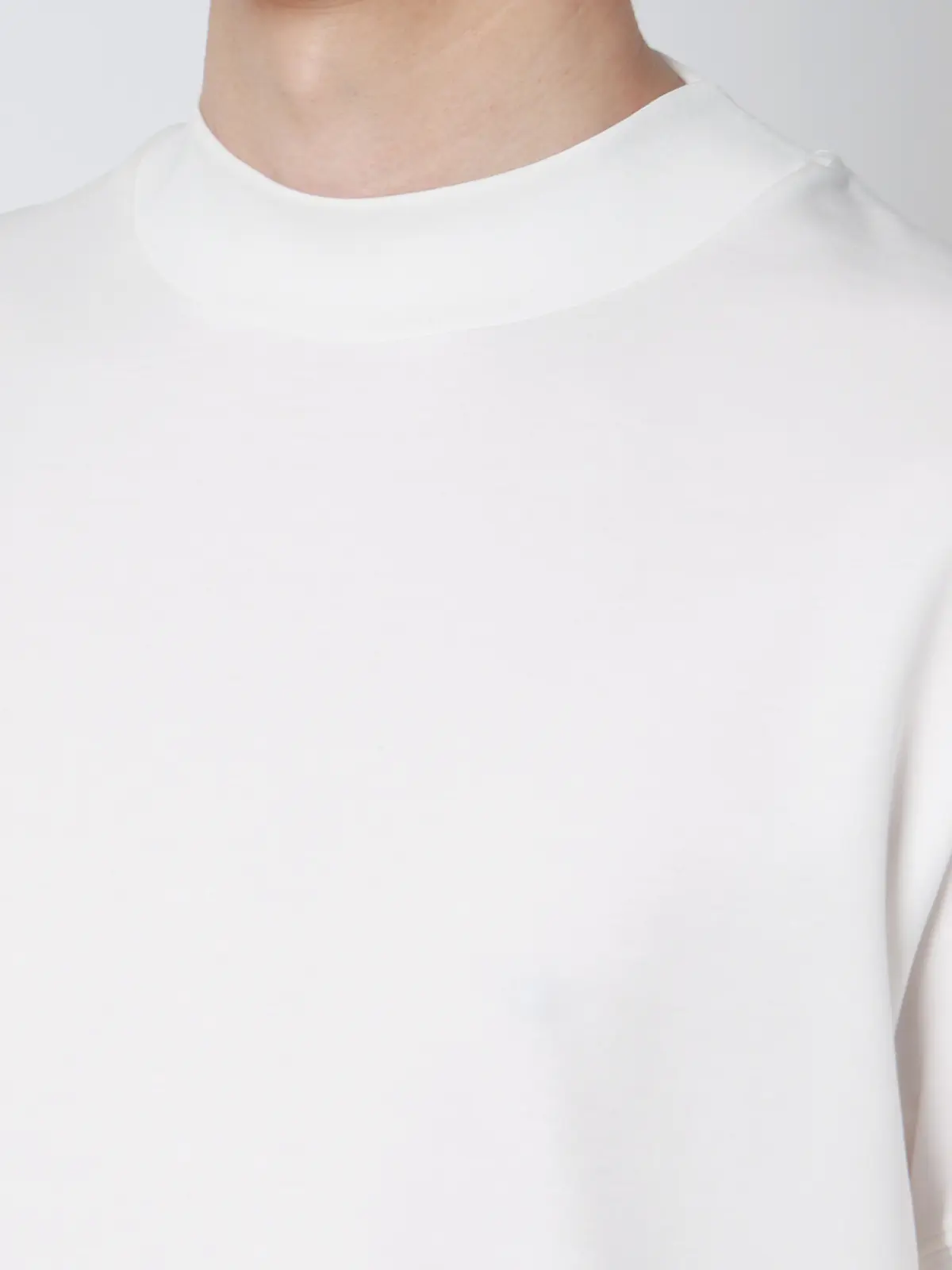 オフィT／Tシャツ／半袖／ウォッシャブル／吸水速乾／UVカット／プレーティング天竺／無地 ホワイト S