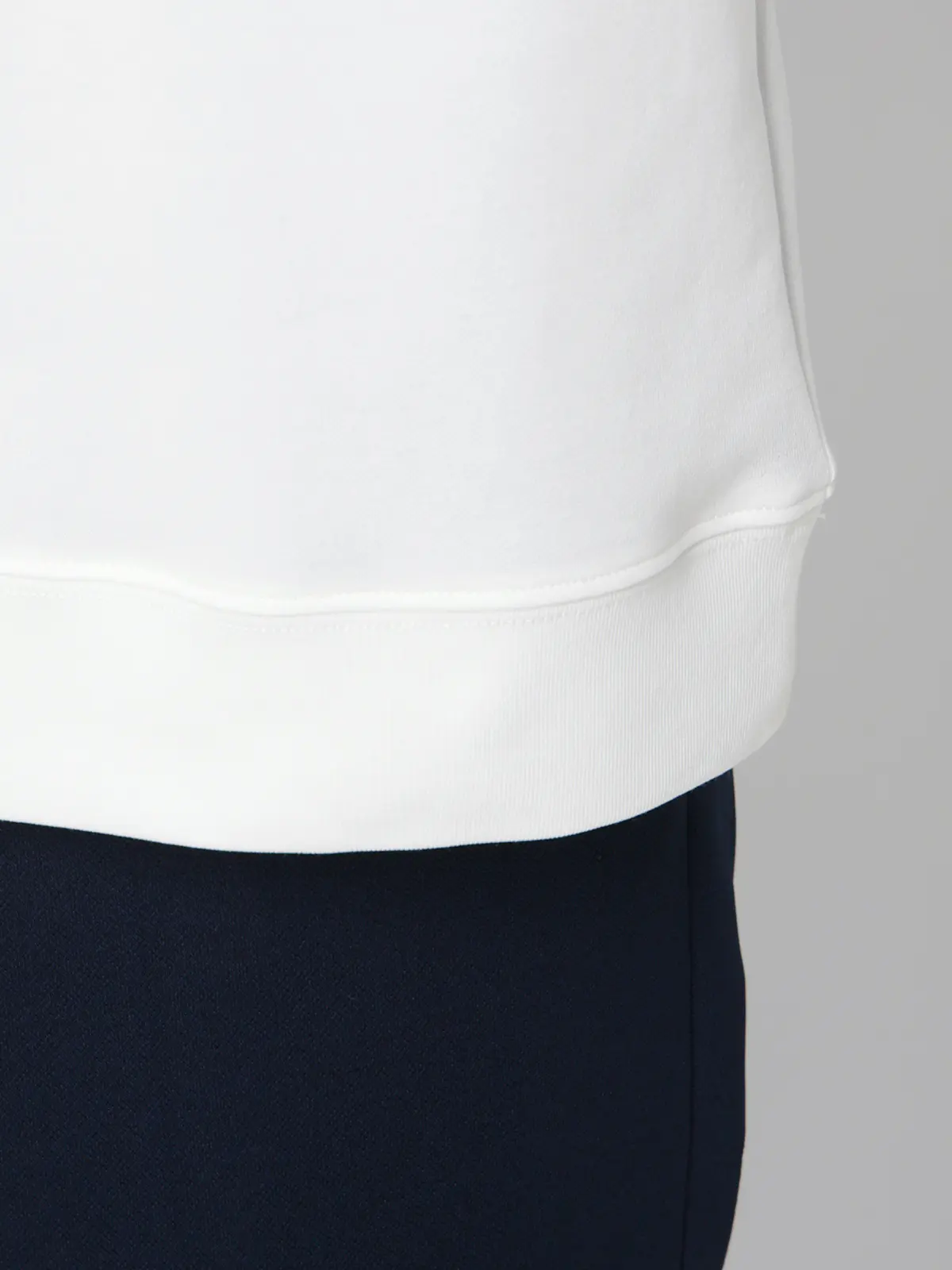 オフィT／Tシャツ／半袖／ウォッシャブル／吸水速乾／UVカット／プレーティング天竺／無地 ホワイト S