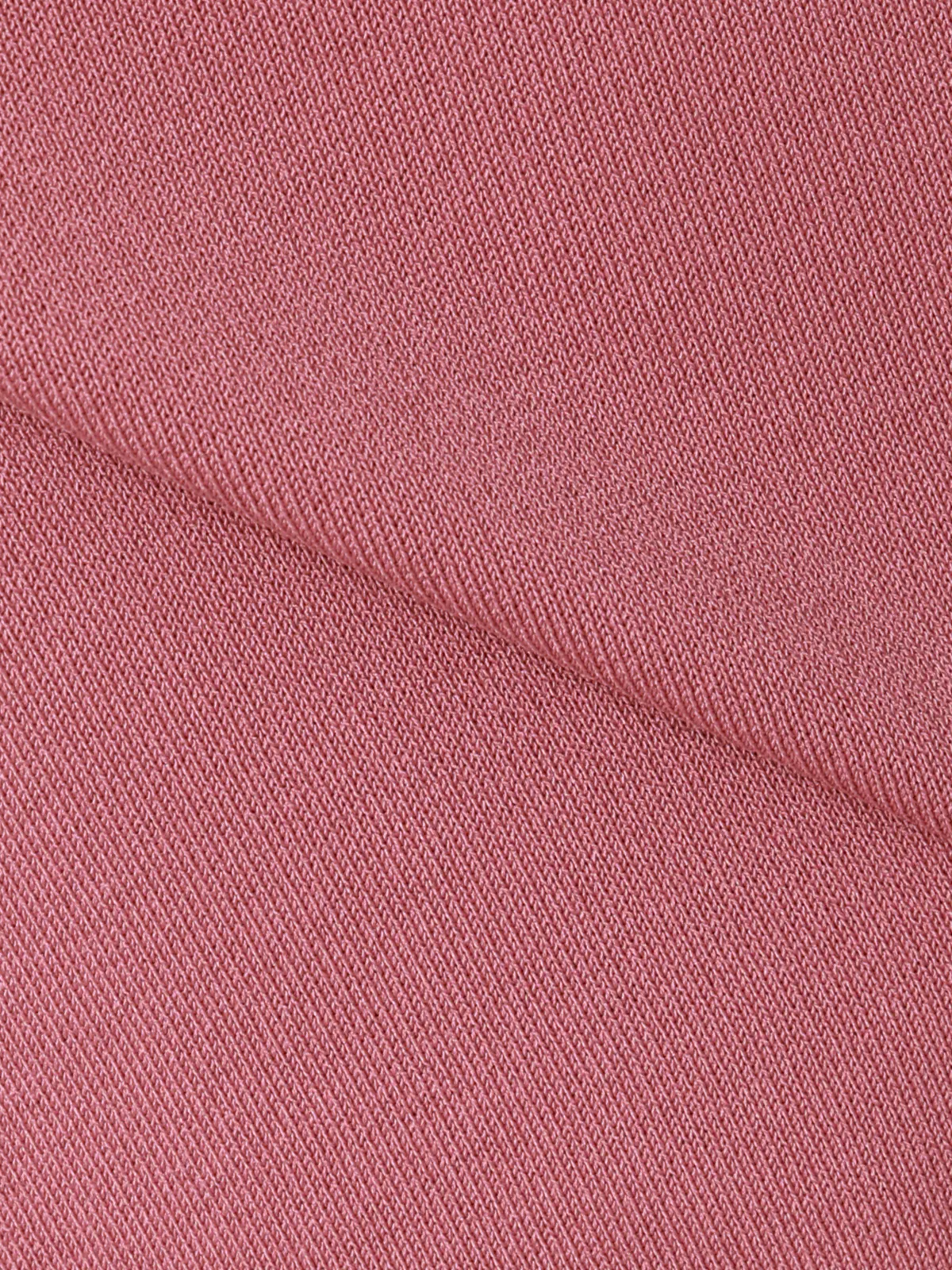 冷たいオフィT/Tシャツ/半袖/ウォッシャブル/接触冷感/リネンライクプレーティング天竺/無地 ピンク S