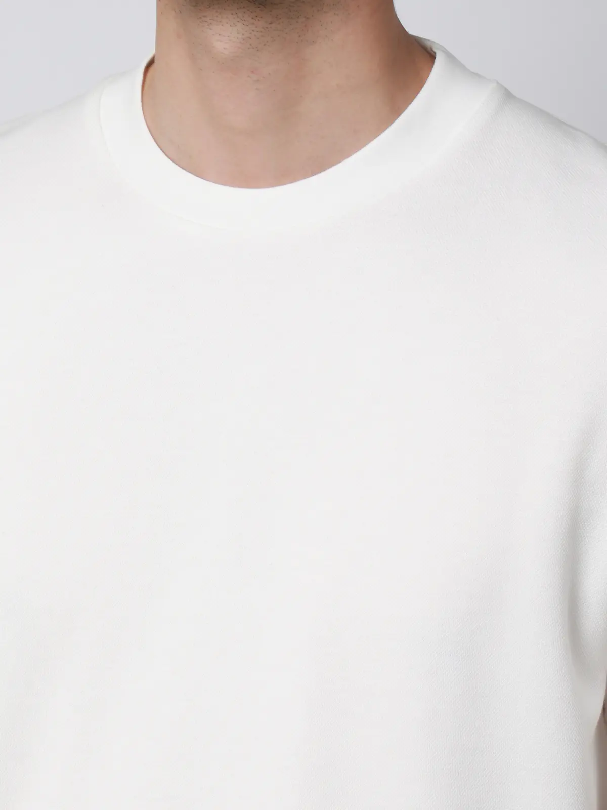 Tシャツ／半袖／ウォッシャブル／吸水速乾／UVカット／プレーティング鹿の子／無地 ホワイト S