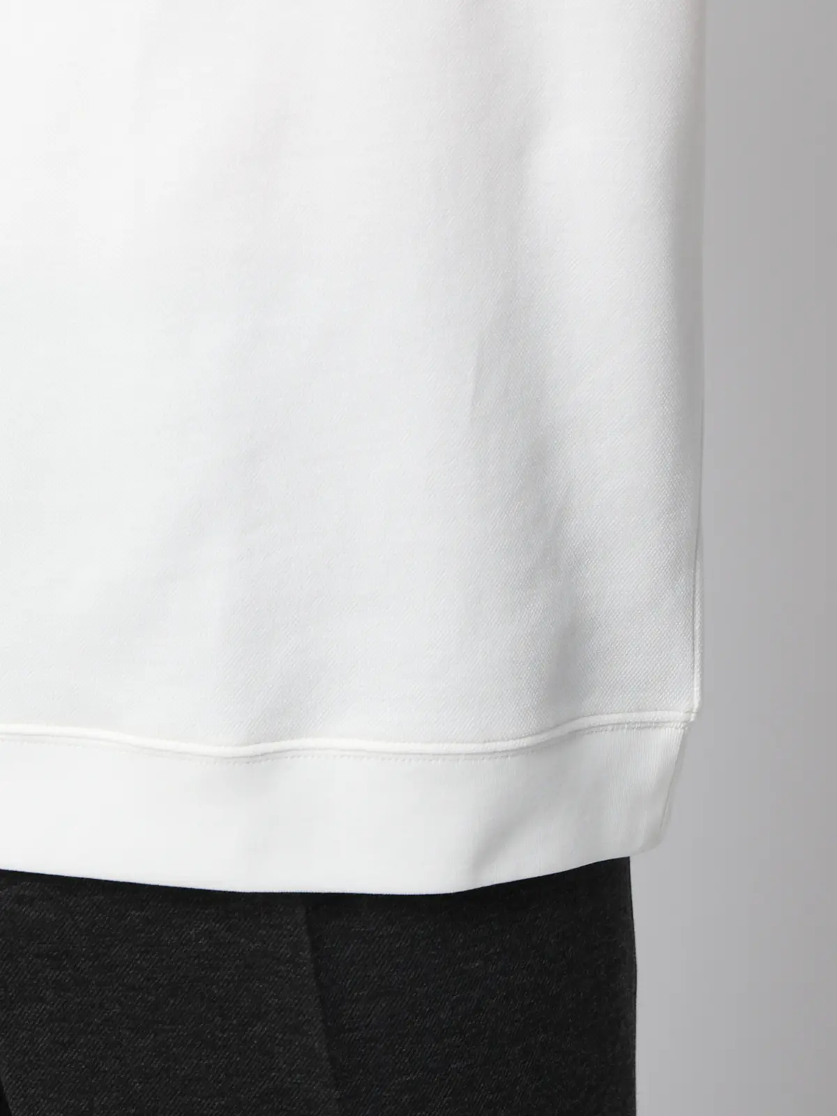 Tシャツ／半袖／ウォッシャブル／吸水速乾／UVカット／プレーティング鹿の子／無地 ホワイト S