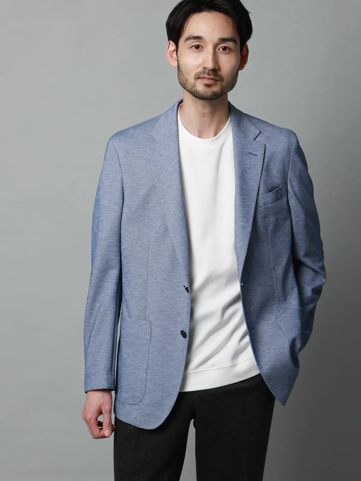 Tシャツ／半袖／ウォッシャブル／吸水速乾／UVカット／プレーティング鹿の子／無地 ホワイト S