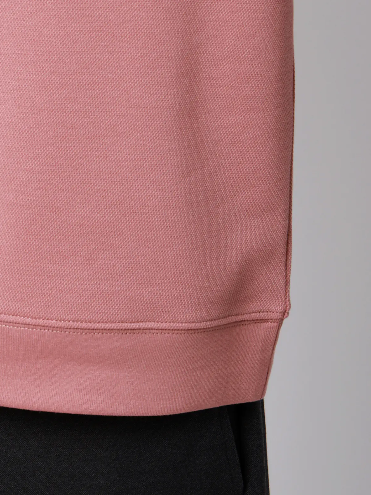 Tシャツ／半袖／ウォッシャブル／吸水速乾／UVカット／プレーティング鹿の子／無地 ピンク S