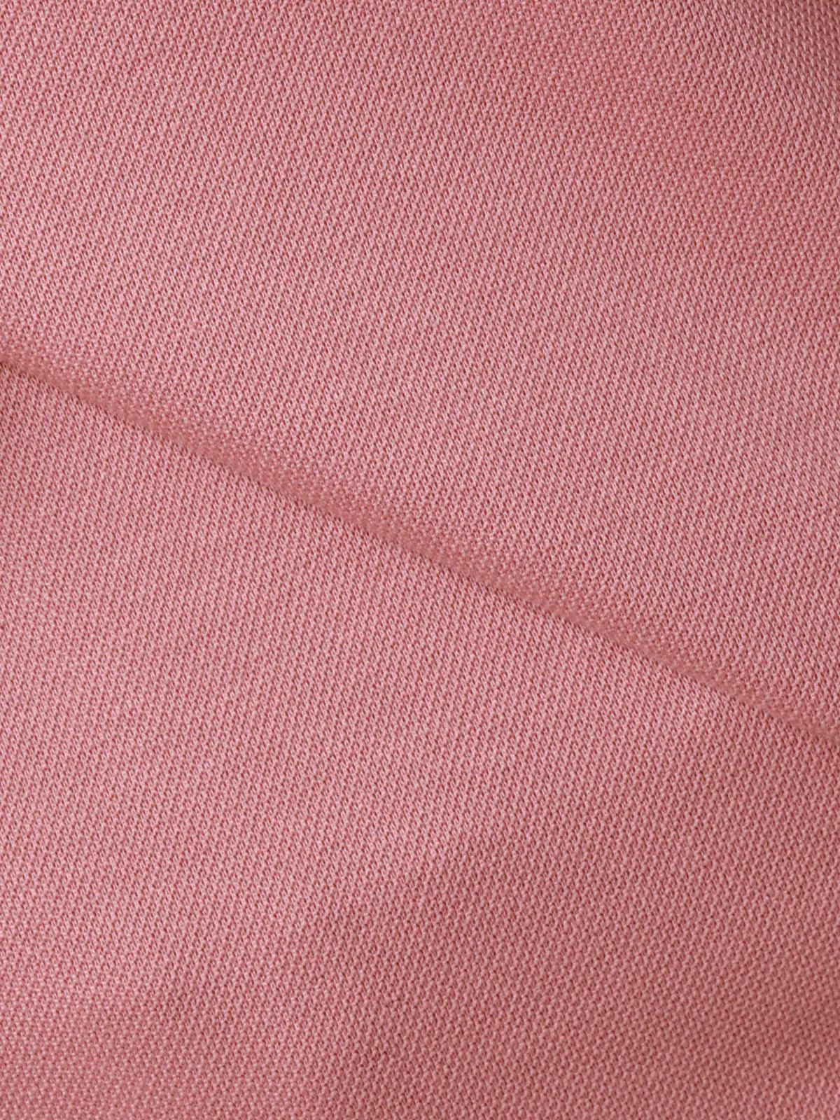 Tシャツ／半袖／ウォッシャブル／吸水速乾／UVカット／プレーティング鹿の子／無地 ピンク S