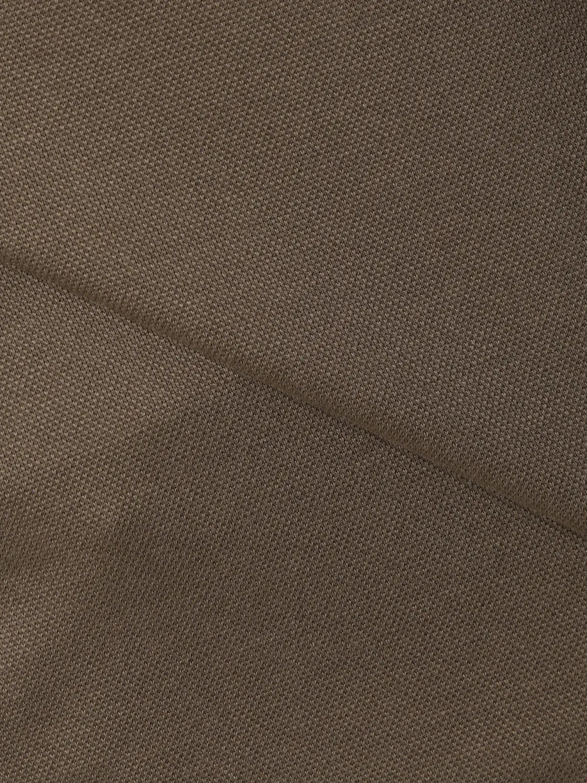 Tシャツ／半袖／ウォッシャブル／吸水速乾／UVカット／プレーティング鹿の子／無地 ブラウン S