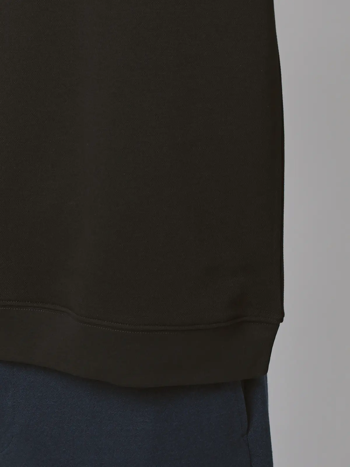 Tシャツ/半袖/ウォッシャブル/吸水速乾/UVカット/プレーティング鹿の子/無地 ブラック S