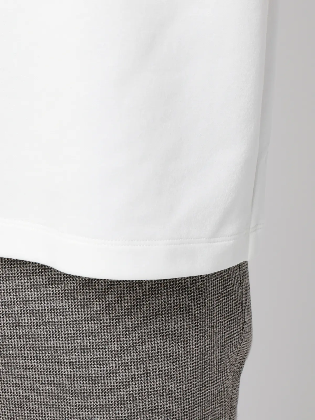 ポロシャツ／半袖／ウォッシャブル／吸水速乾／UVカット／プレーティング天竺／無地 ホワイト S