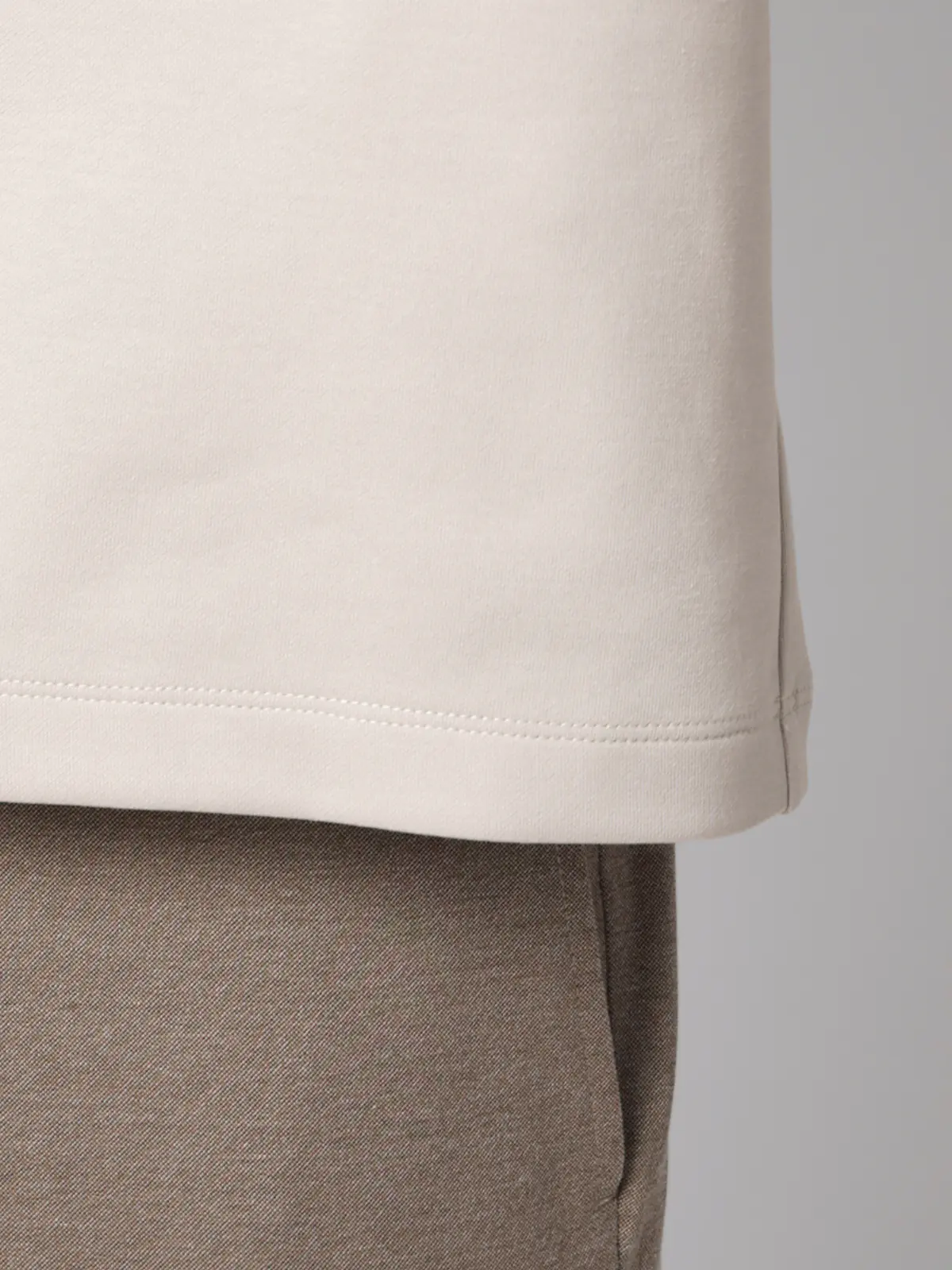 ポロシャツ／半袖／ウォッシャブル／吸水速乾／UVカット／プレーティング天竺／無地 ライトグレー S