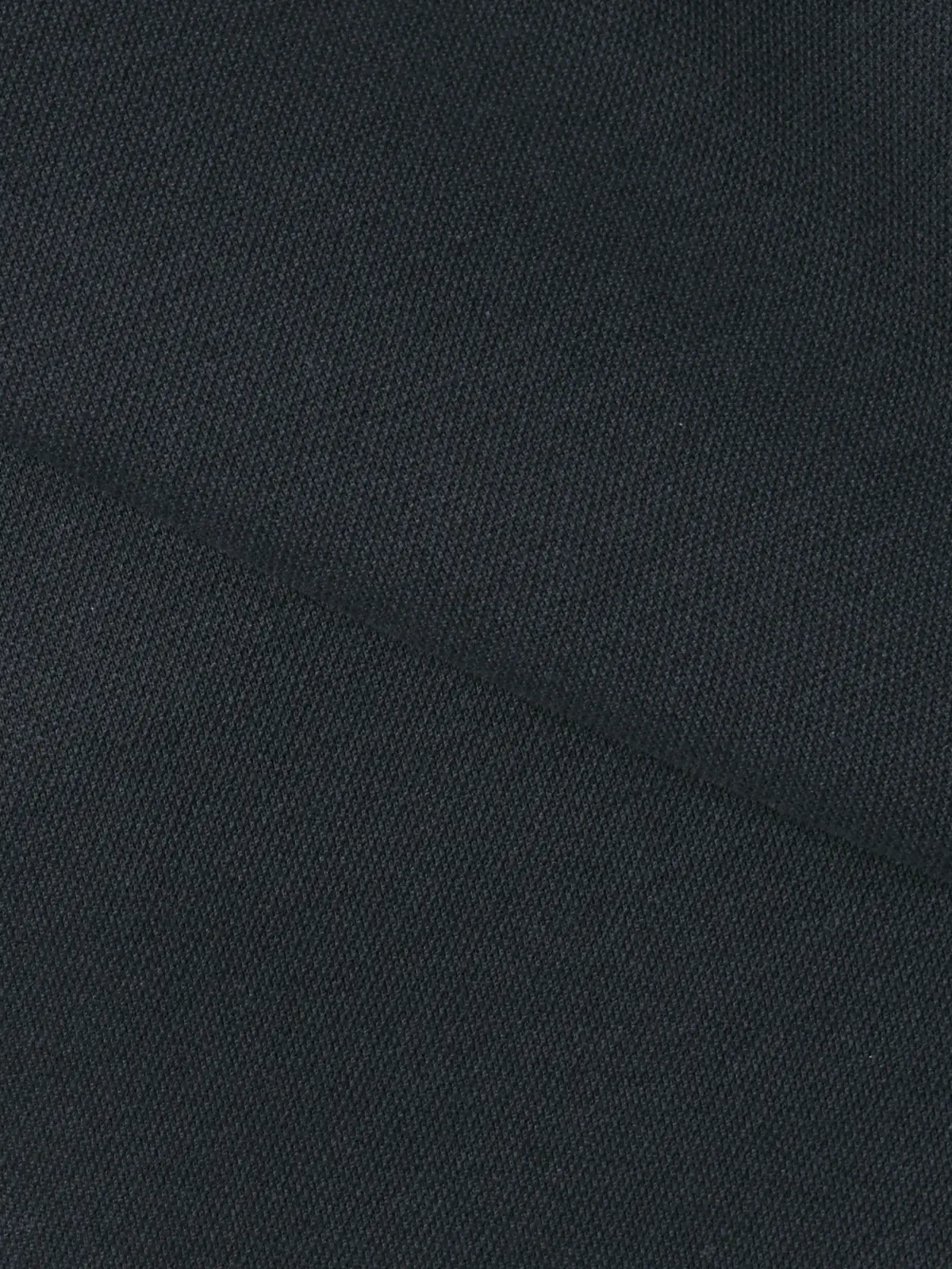 ポロシャツ／半袖／ウォッシャブル／吸水速乾／UVカット／プレーティング鹿の子／無地 ネイビー S