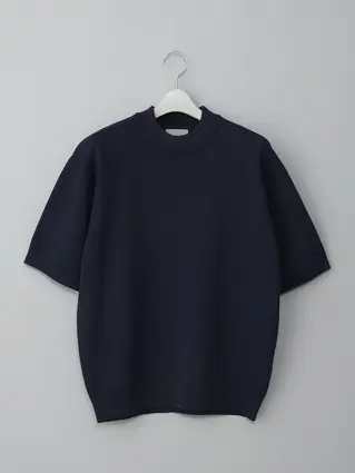 GOOVI／モックネックニット