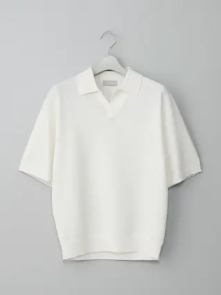 GOOVI／スキッパーポロニット