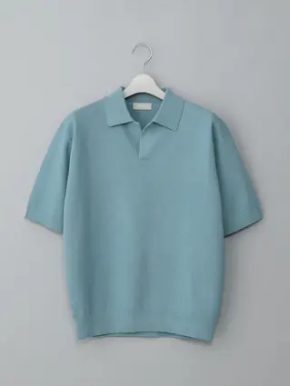 GOOVI／スキッパーポロニット