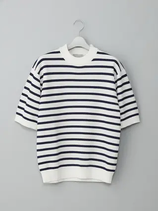 GOOVI／モックネックニット