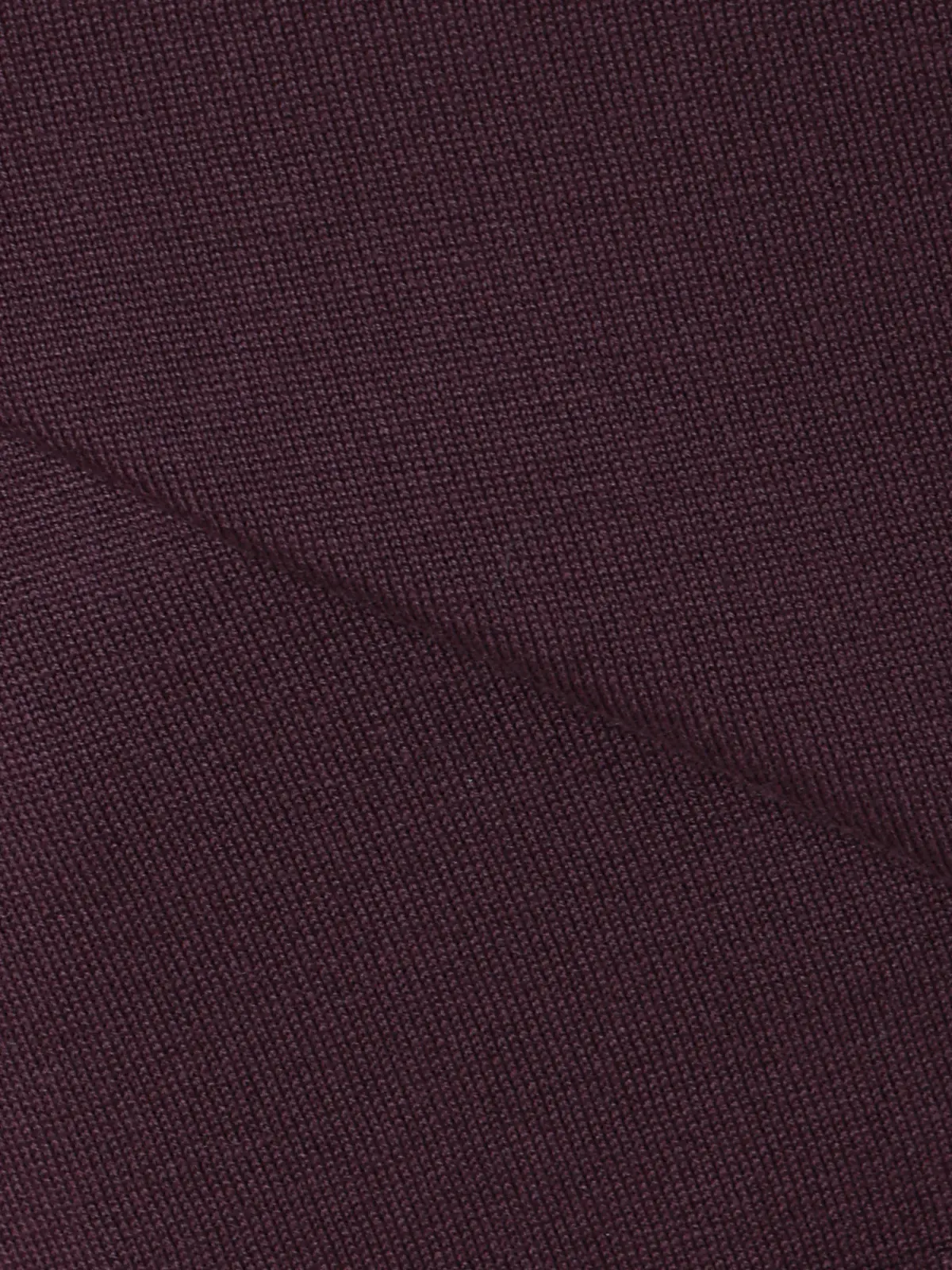 クルーネックニット／半袖／ウォッシャブル／強撚コットンアクリル天竺／無地 ブラウン S