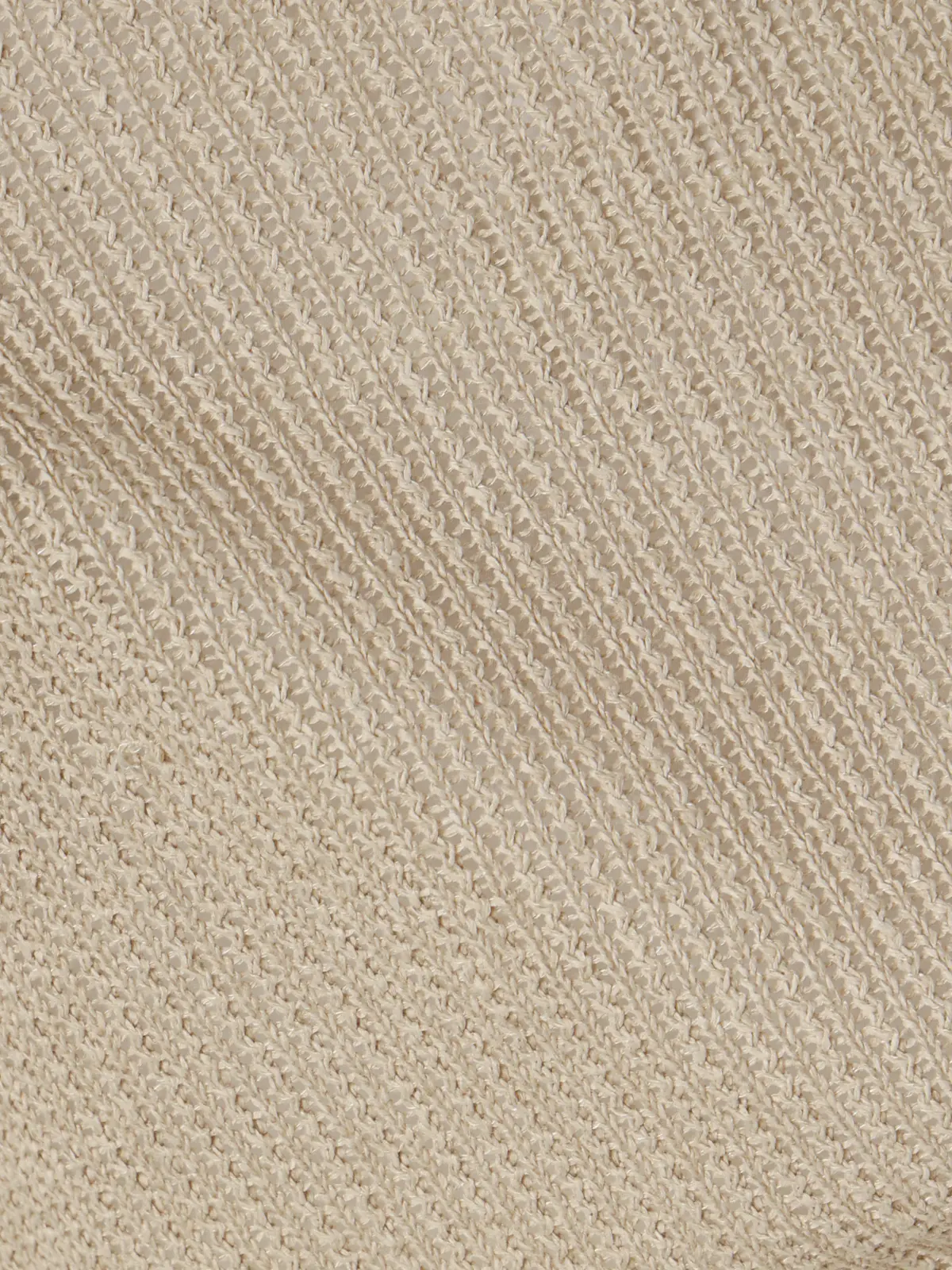 FLAT／シアーサマーニットベスト／ウォッシャブル／ペーパーニット／無地 ベージュ M