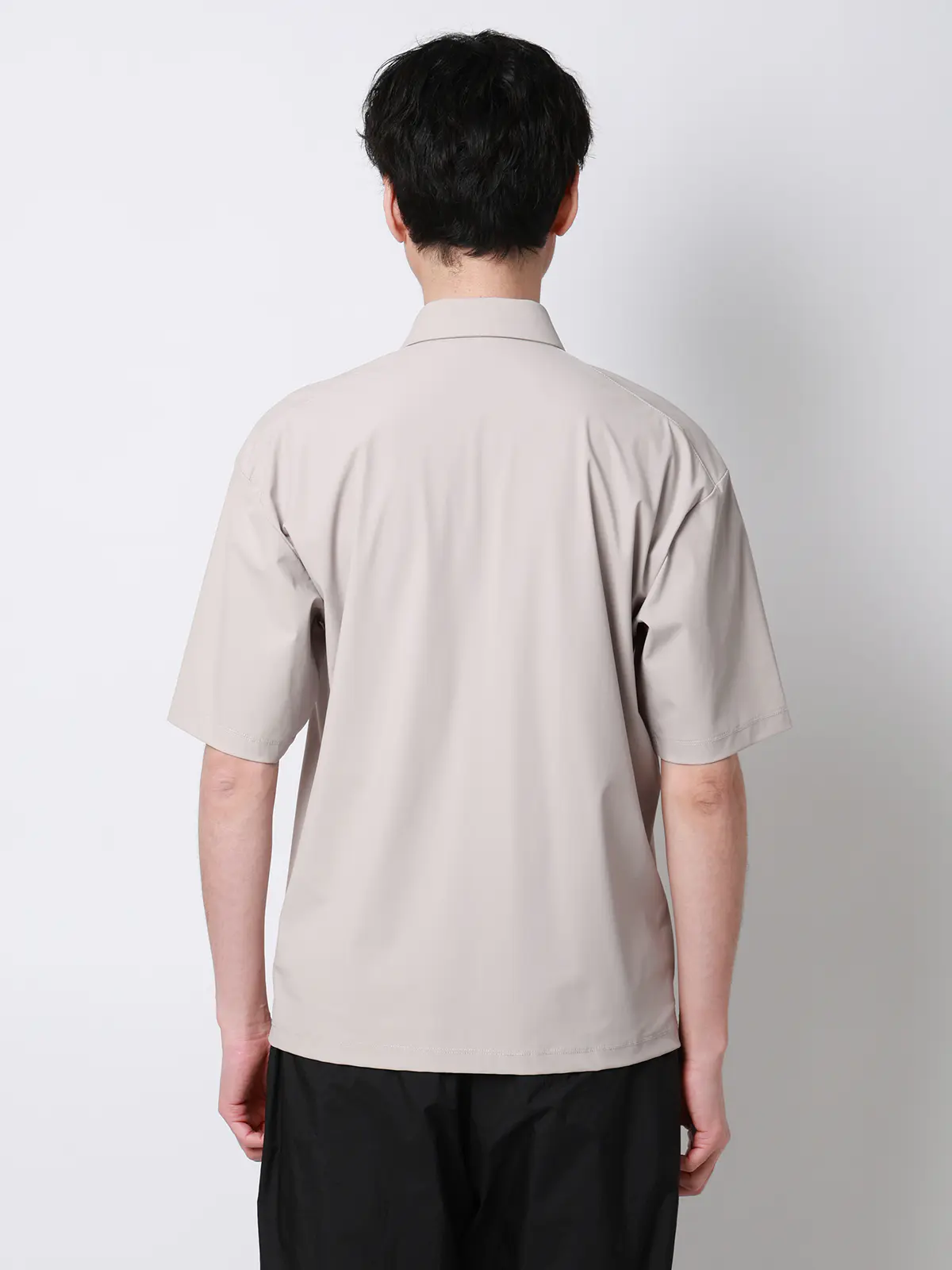 FLAT／Tシャツ／半袖／接触冷感／ナイロンスムース／無地 ライトグレー S