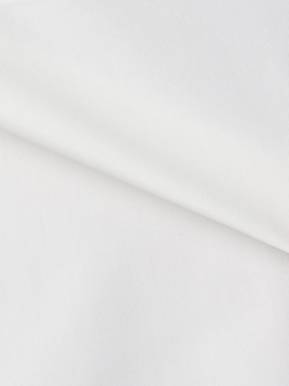 FLAT/アウターTシャツ /半袖/ウォッシャブル/ストレッチ/速乾/シルキーツイル/無地 ホワイト S