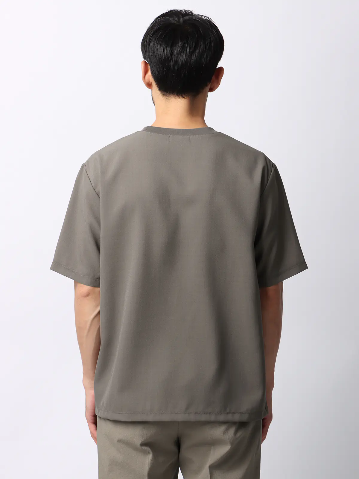 オフィパック/Tシャツ/半袖/ストレッチ/吸水速乾/ウールライクトロピカル/無地 ベージュ S