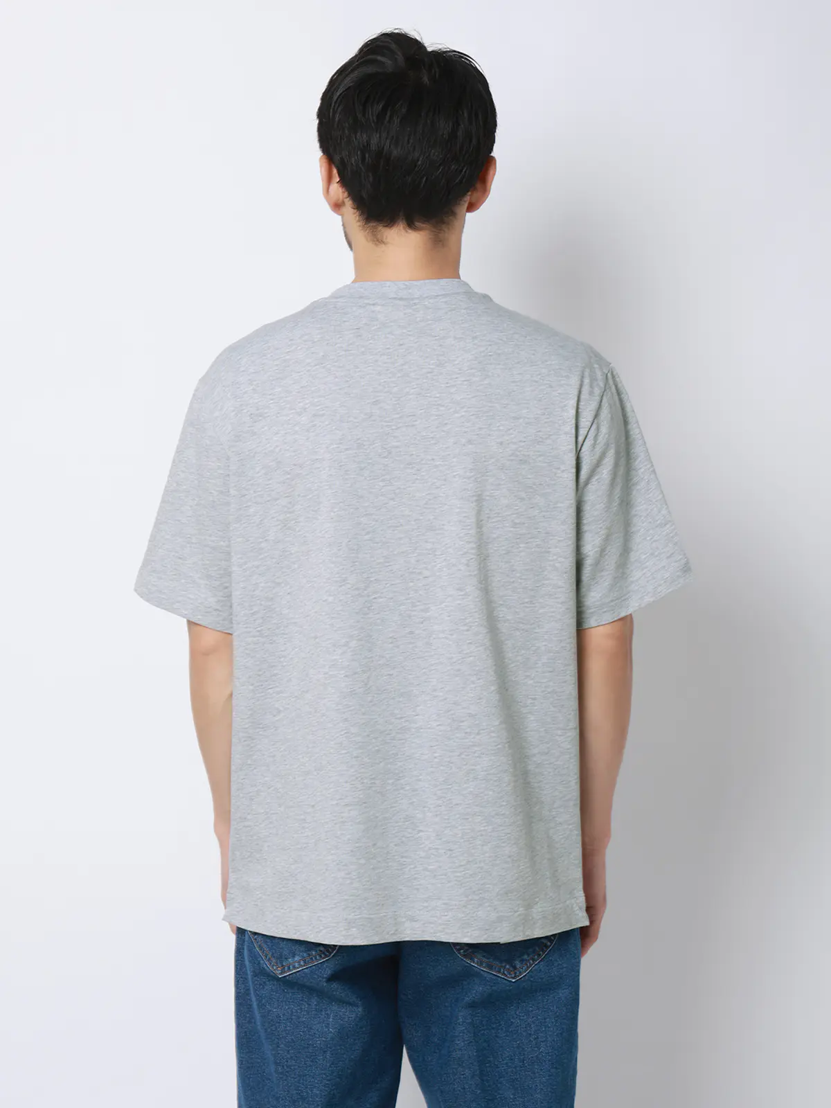 クルーネックTシャツ／半袖／LACOSTE／ウォッシャブル／コットン／無地 ライトグレー S