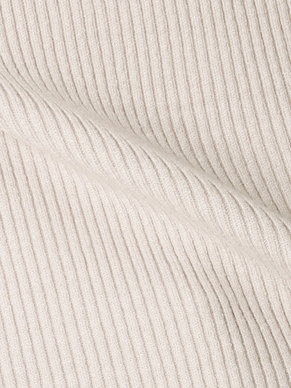 ハイネックリブニット／長袖／ウォッシャブル／強撚レーヨンポリエステル／無地 グレー 38(9号）