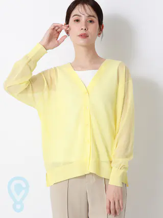 シアー2WAYカーディガン