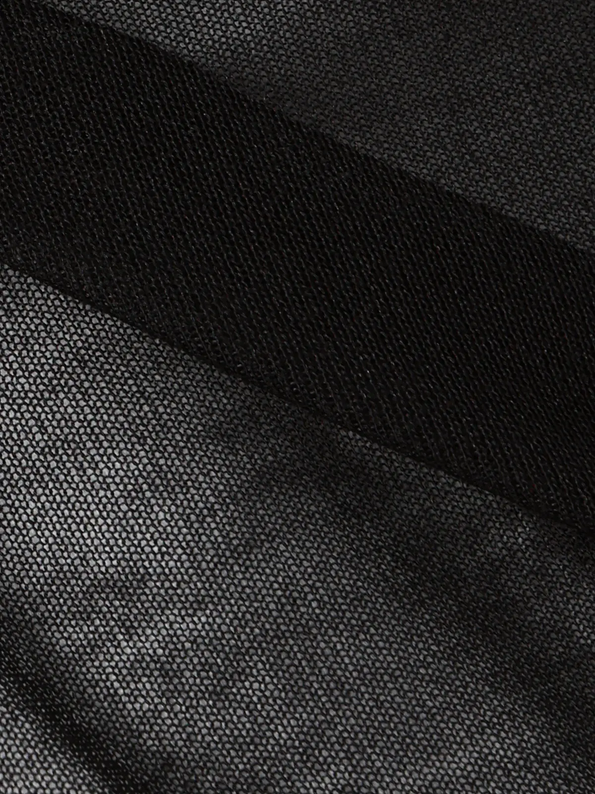 CHANTOWA／シアー2WAYカーディガン／長袖／ウォッシャブル／接触冷感／無地 ブラック 38(9号）