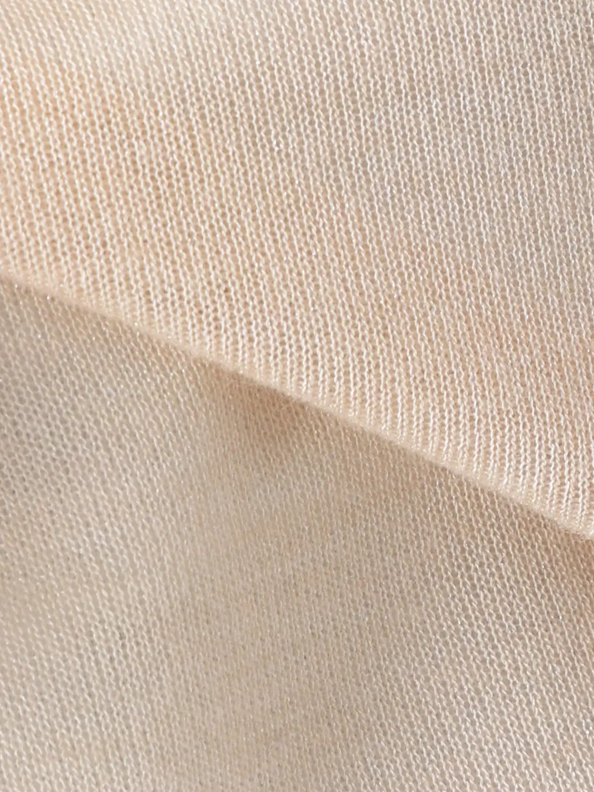 CHANTOWA／シアー2WAYカーディガン／長袖／ウォッシャブル／接触冷感／無地 ベージュ 38(9号）