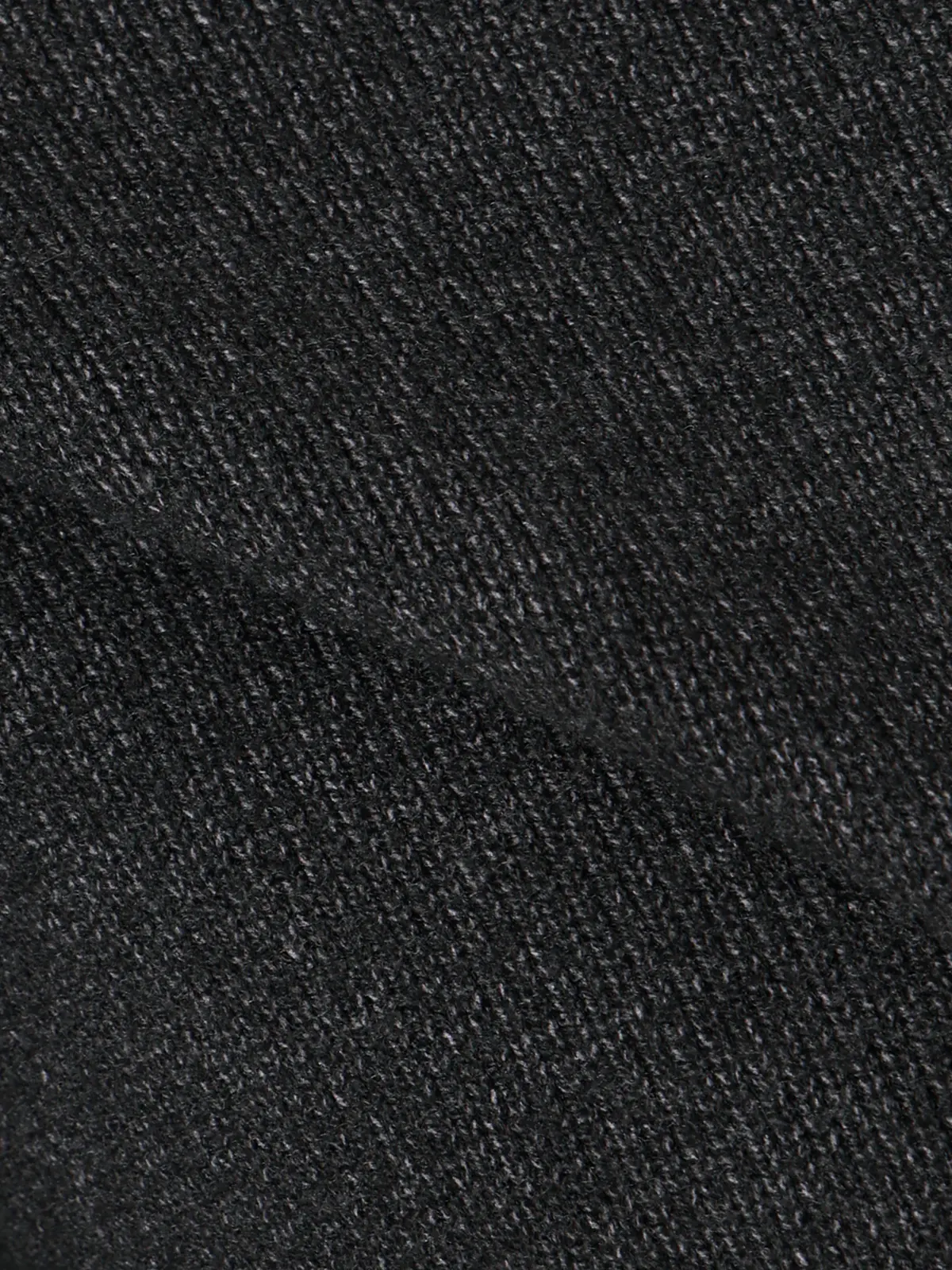 ダブルフェイスニットジャケット／ウォッシャブル／無地／メタルボタン／anysy チャコール F