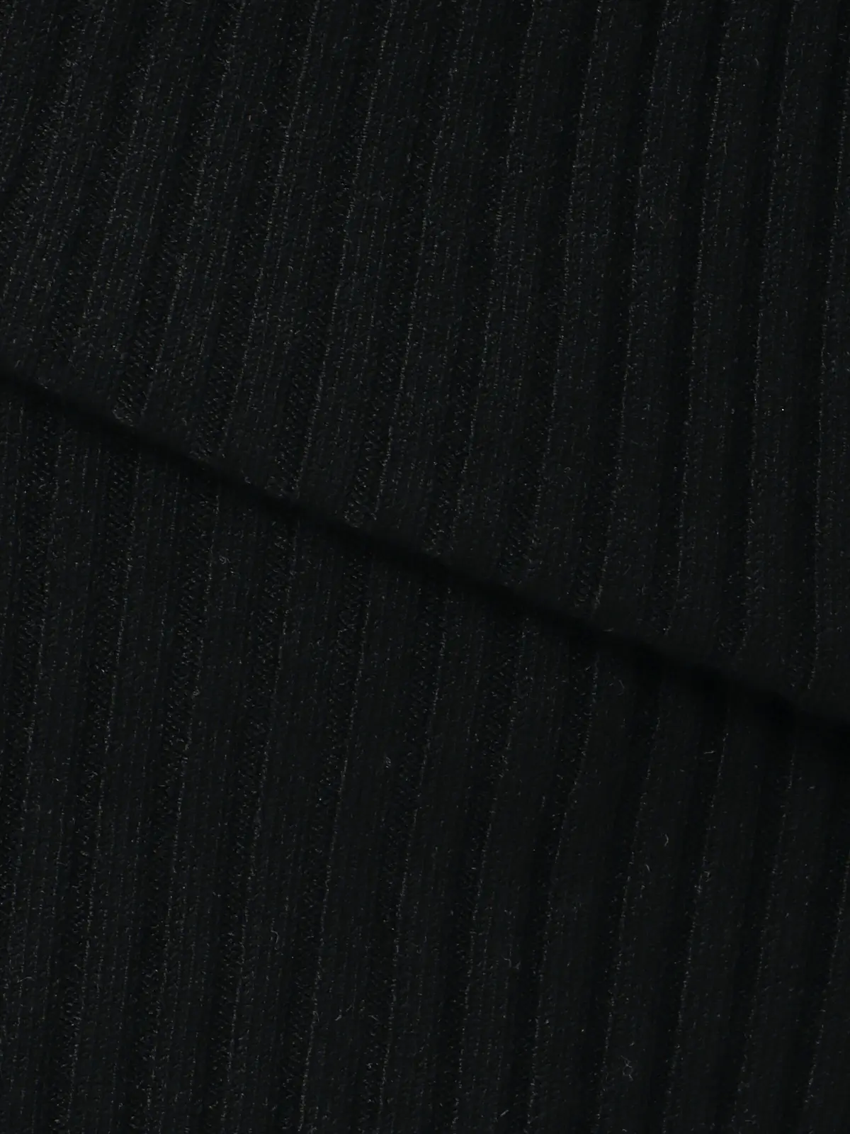 ボートネックリブニット／ハンドウォッシュ／ハイストレッチビスコース／destyle ブラック 38(9号）