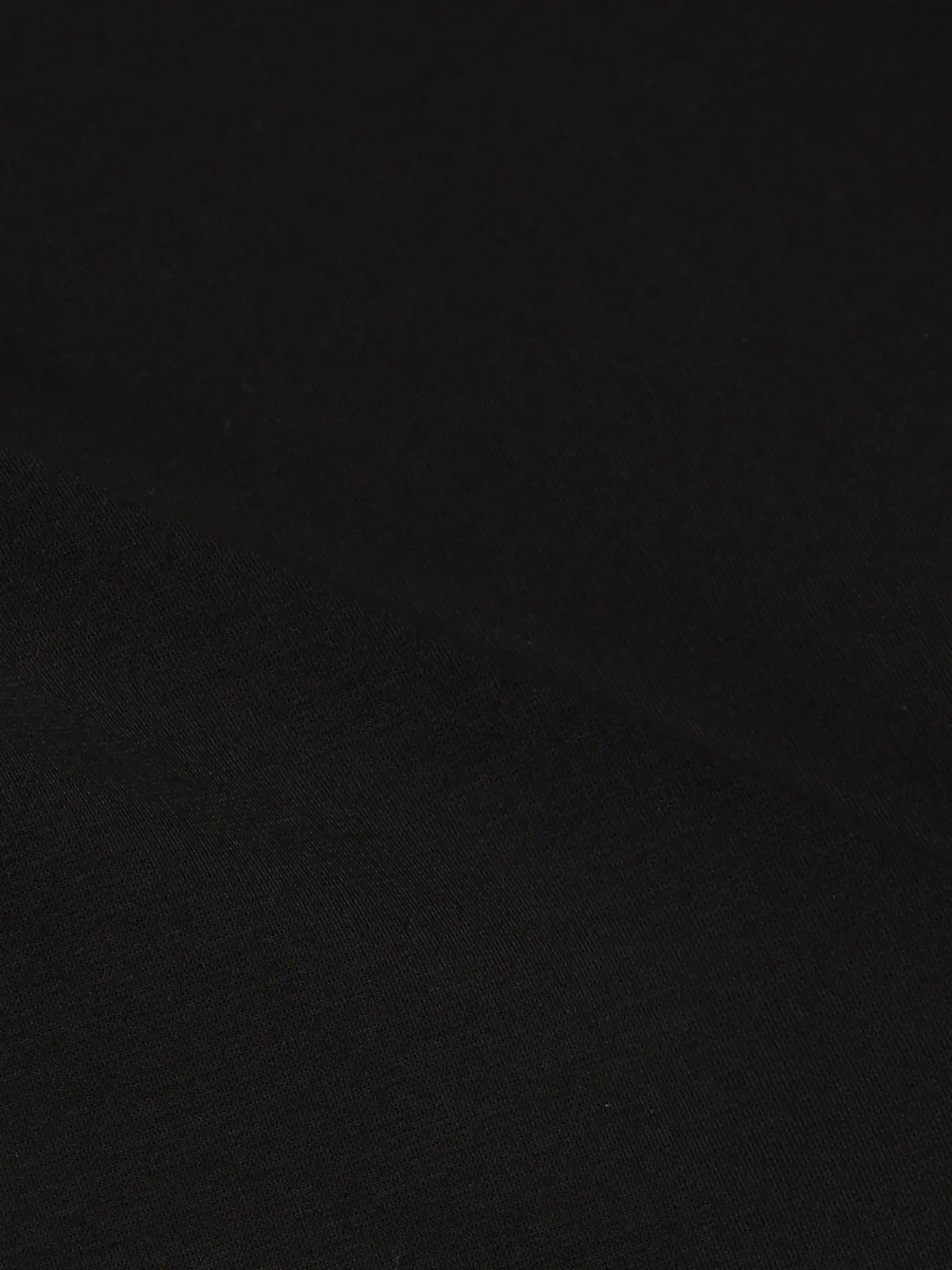 CHANTOWA／ポンチオーバーサイズTシャツ／ウォッシャブル／接触冷感／無地 ブラック F