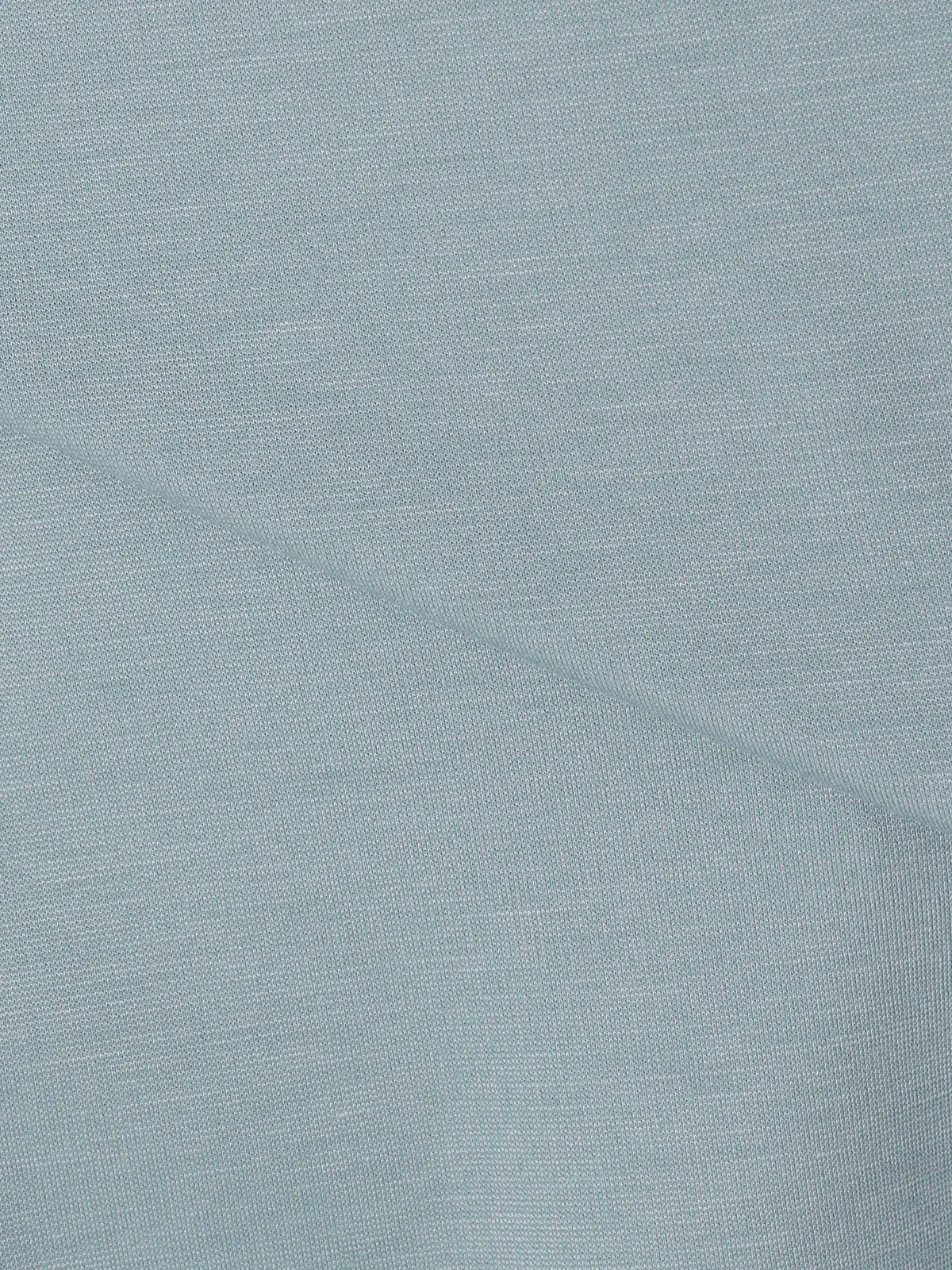 バックフレアTシャツ／半袖／ウォッシャブル／接触冷感／レーヨンストレッチポンチ／BIYORI UP サックス F