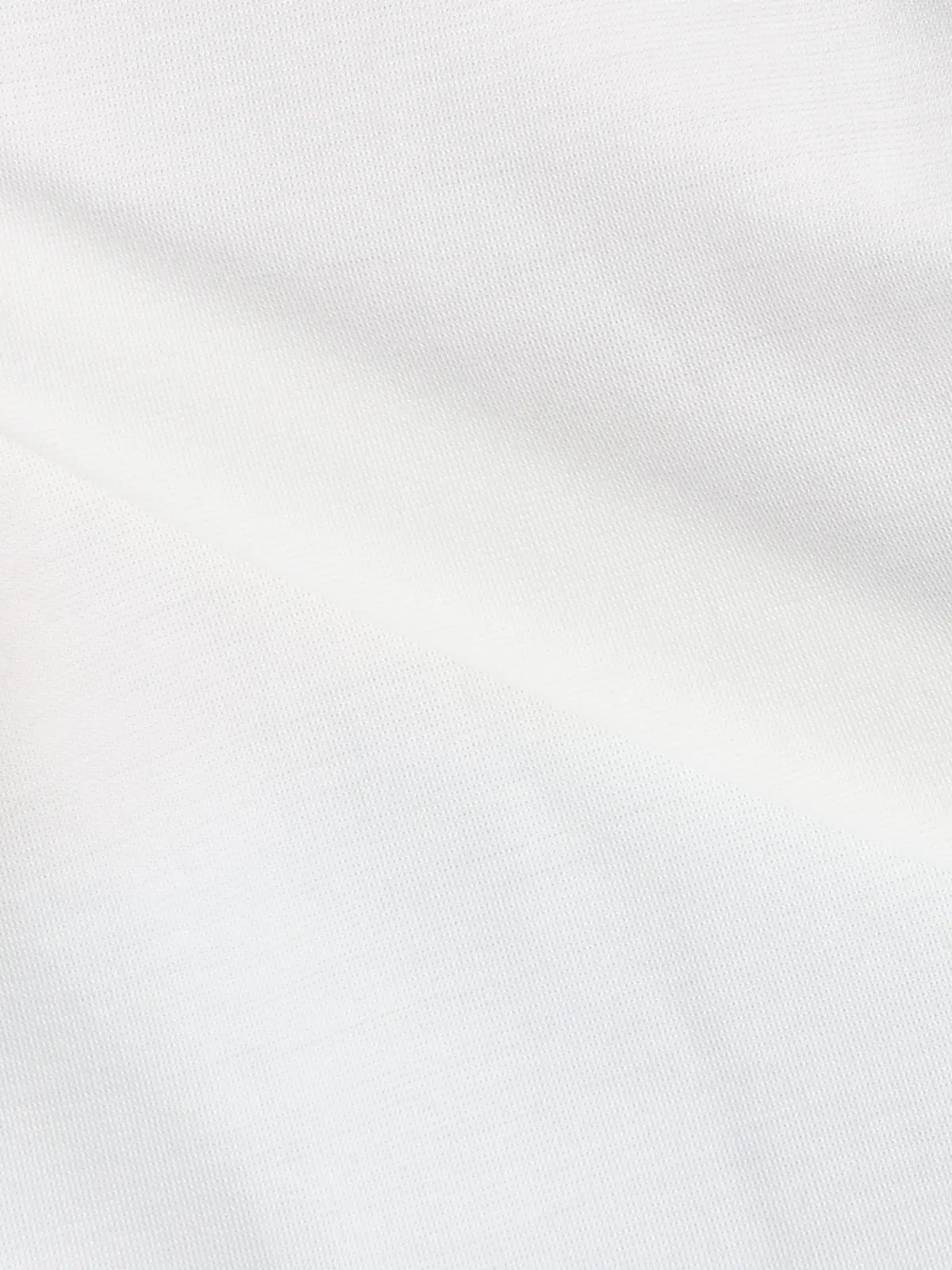 クルーネックTシャツ/半袖/ウォッシャブル/接触冷感/レーヨンストレッチポンチ/BIYORI UP オフホワイト F