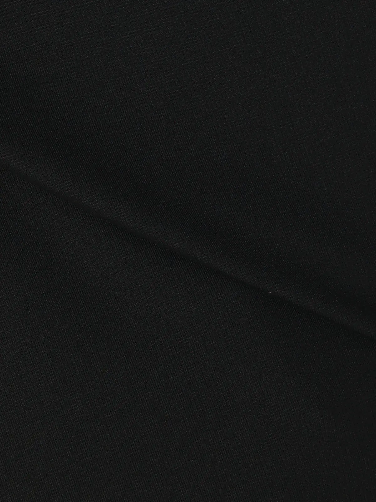 クルーネックTシャツ/半袖/ウォッシャブル/接触冷感/レーヨンストレッチポンチ/BIYORI UP ブラック F